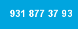931 877 37 93 931 877 37 93